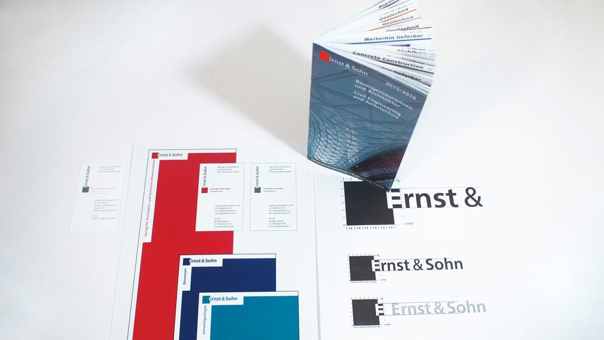 Corporate Design für den Verlag Ernst & Sohn